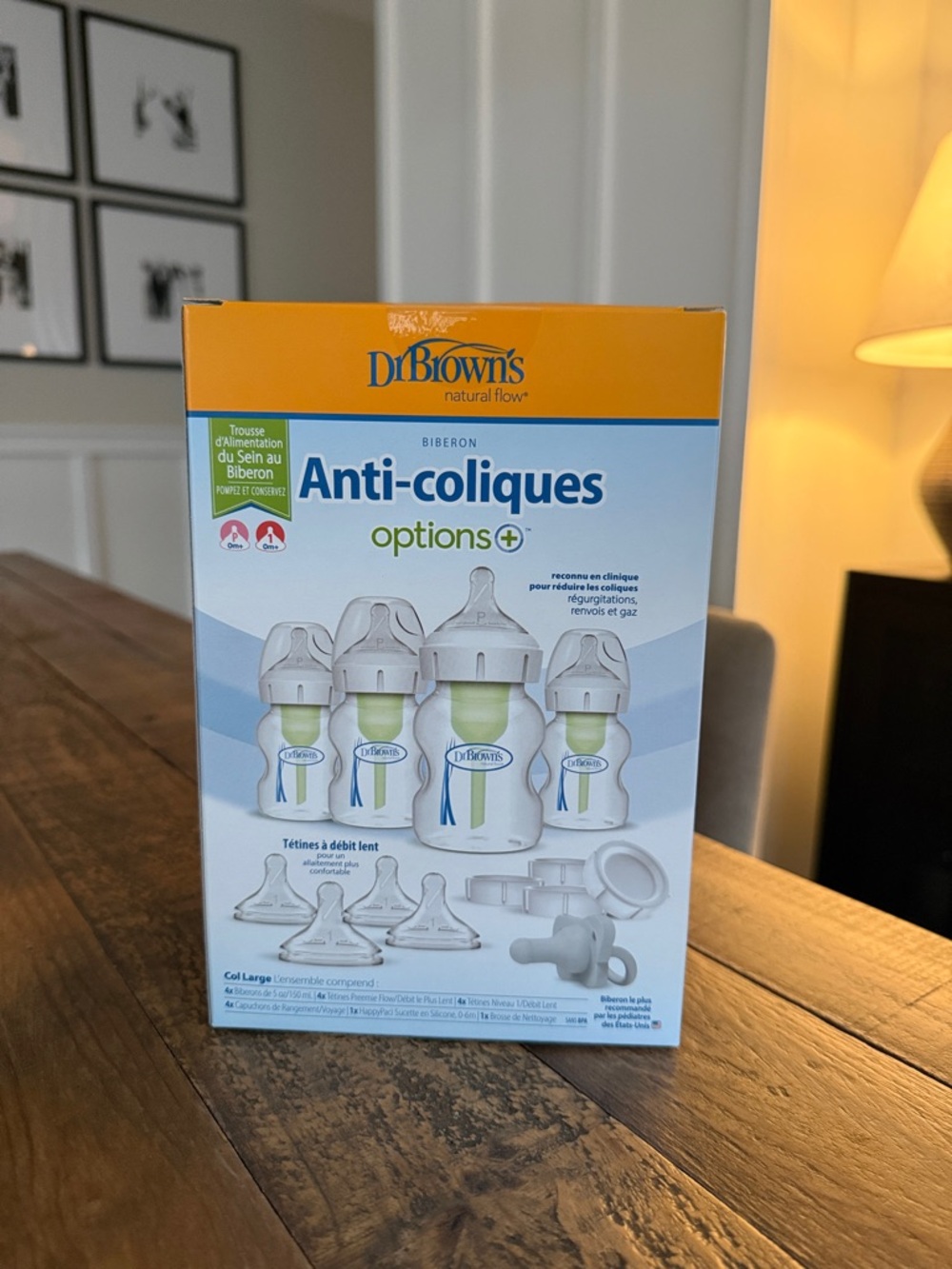 Dr. Brown's Options+ Wide-Neck Breast to Bottle Slow Flow Set